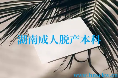 湖南成人脱产本科